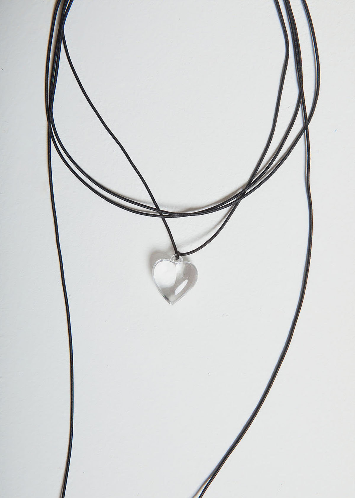 Acrylic Heart Layered Necklace