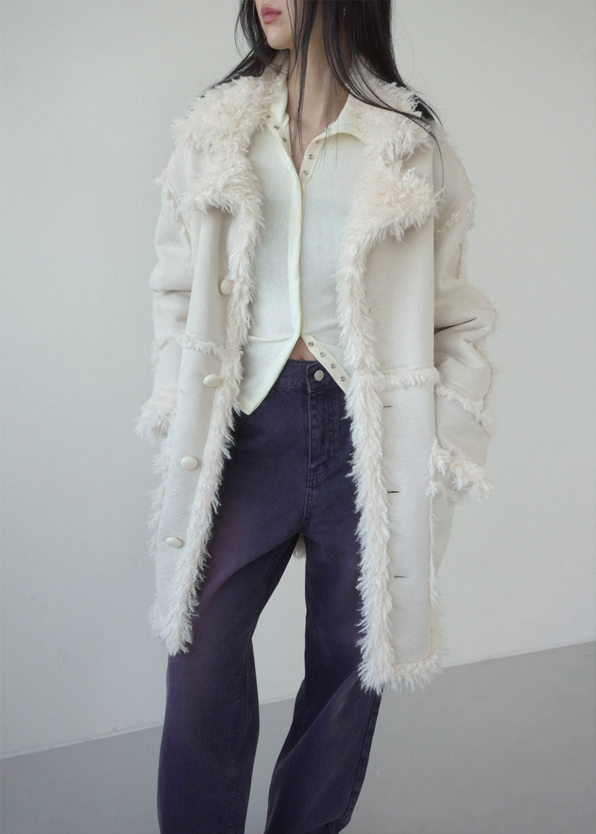 Shearling Over Collar Mustang (2c)